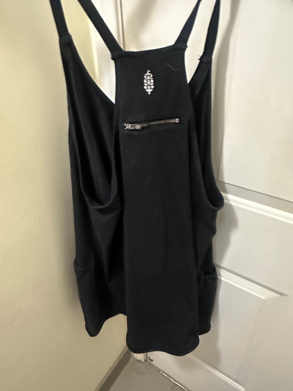 Free people movement romper, skort- Racerback Tank style with Front Pockets - Picture 6 of 7